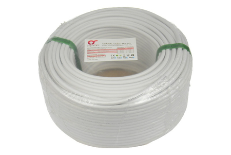 Kabel DIGITSAT Premium TCC 113 Trishield CU 1.13  oplot x144 - rolka 100mb - zdjęcie 2