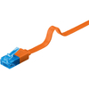LAN Patchcord CAT 6A UTP FLAT orange 2m