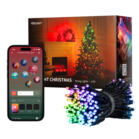 Lampki świąteczne RGBIC 100 LED Smart Yeelight 10m