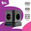 Steckdosenleiste 5xAC 3xUSB 1xUSB-C SPS-C02B