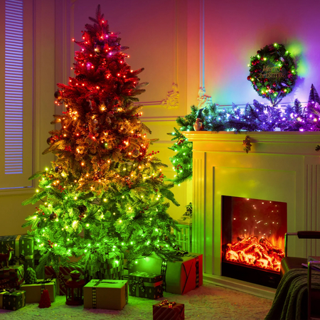 Lampki świąteczne RGBIC 100 LED Smart Yeelight 10m