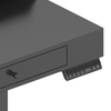 Mobile Singlel-Motor Sit-Stand Desk with Divider