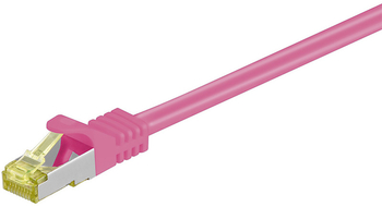 Kabel LAN Patchcord CAT 7 S/FTP PINK 15m