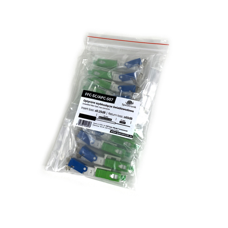 Lichtwellenleiter-Schnellverbinder FFC-SC/APC-S07 10 St. - zdjęcie 2