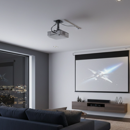 Zestaw ekran elektryczny 4K HD PVC EASY VIEW uchwyt SPA P02B - zdjęcie 2