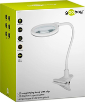 Lampa LUPA kosmetyczna warsztatowa Goobay 100mm 6W 30x LED 570lm z klipsem montażowym