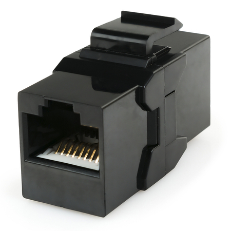 Keystone-Stecker RJ45 CAT 6A gn/gn barrel schwarz - zdjęcie 2