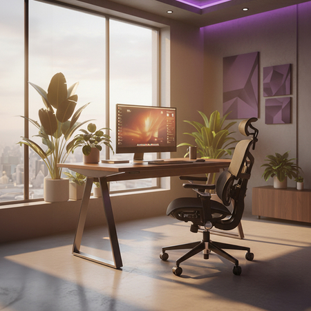 Regulowany Fotel biurowy 6D SPRINGO-02 Szary