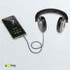Audiokabel Jack 35mm x2 Goobay Plus TEXTIL 1m