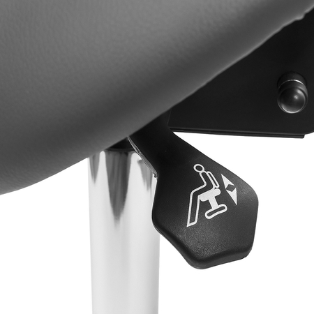 Ergonomisch verstellbarer Hocker SELLA grau