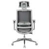 Fotel ergonomiczny biurowy 5D z podnóżkiem Spacetronik Albert Szary OUTLET