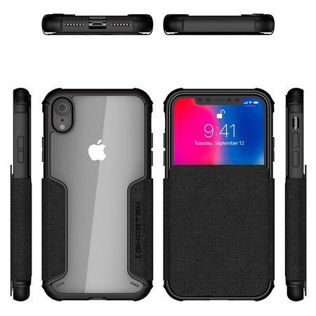 Etui Exec 3 Apple iPhone Xr czarny - zdjęcie 2