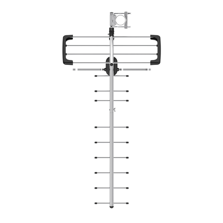 Antena kierunkowa DVB-T/T2 Spacetronik EOS UHF 19 Czarna