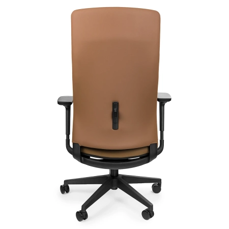 Krzesło biurowe ergonomiczne Spacetronik HAVARD-02 brązowe OUTLET