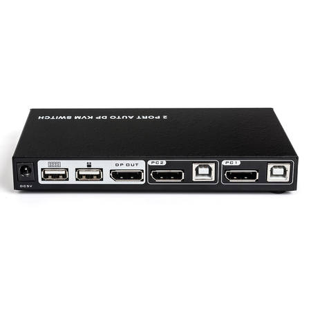 Przełącznik Switch KVM USB + DisplayPort 2/1 Spacetronik SPD-KVM02 - zdjęcie 2