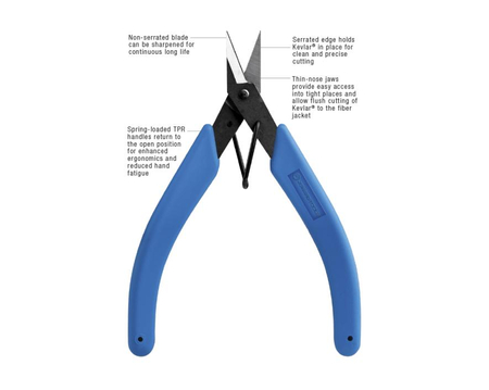 Precyzyjne szczypce do Kevlaru, izolacji, światłowodu JONARD TOOLS JIC-190