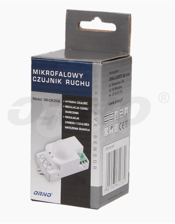 Czujnik ruchu mikrofalowy ORNO CR-208