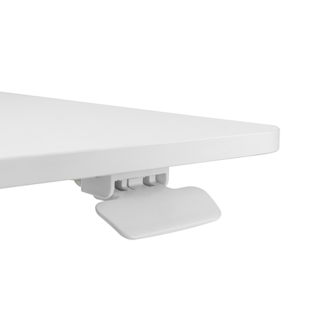 Buddy 04 verstellbarer Rolltisch weiß