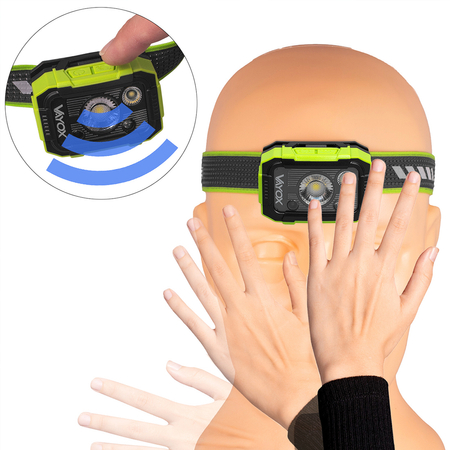 Latarka czołowa 500lm VAYOX VA0415 Dual-Hammer LED