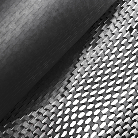 Geschnittenes Honigwabenpapier Schwarz 30cm x 100m