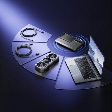 Stacja dokująca eGPU OCuLink TB5 Minisforum DEG2