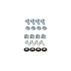 Uchwyt Rack ścienny 19" 4U 330mm Czarny