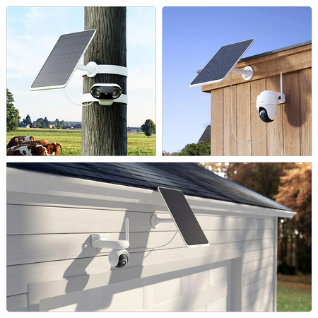 Panel solarny 12W do kamer Reolink biały 4m