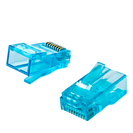 RJ45 Kat.6 UTP Durchgangsstecker PT-RJ456UB-1 100St - zdjęcie 2