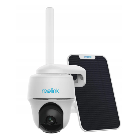 Inteligentna kamera Reolink Argus PT 5Mpix WiFi 2,4 i 5GHz z detekcją osób, biała + Panel słoneczny - zdjęcie 2