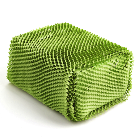 Geschnittenes Honigwabenpapier grün 30cm 100m