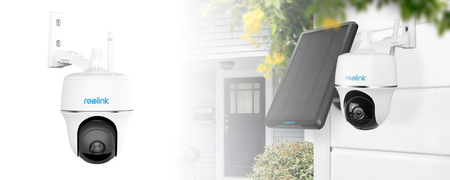 Kamera LTE Bateria Reolink Go PT Ultra + panel W+W