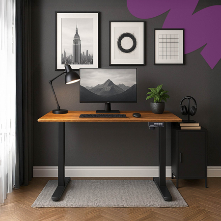 Elektryczne biurko Moris SPE-O111BR 100×60 cm Outlet B-