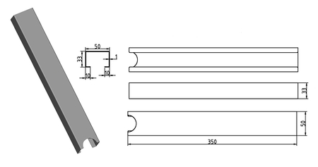 Magnetyczna prowadnica kablowa Spacetronik SPK-350G
