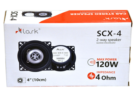 Głośniki LARK SCX-4 4" 120W 4Ohm 2-drożne