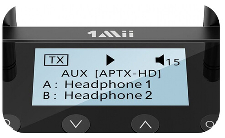 B03+ Bluetooth-Sender mit LCD 50m