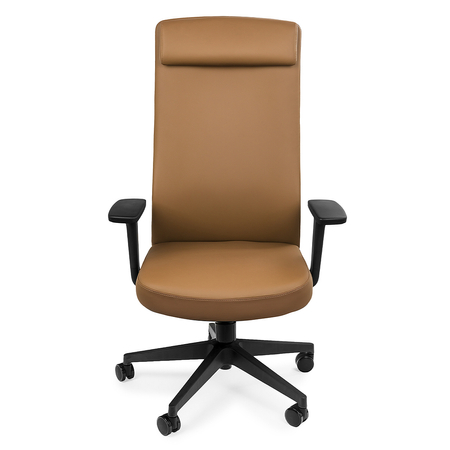 Krzesło biurowe ergonomiczne Spacetronik HAVARD-02 brązowe