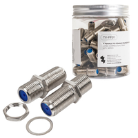 Wtyk FF beczka Spacetronik HQ TV-FF01 50 szt.