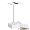 Inteligentna doniczka 10l SMART Garden biało - szara z ekranem LCD na ulubione rośliny przez cały rok Spacetronik SPGC20