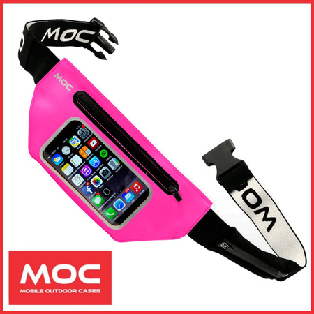 Gürteltasche MOC rosa Sport Nierenbeutel Tel.