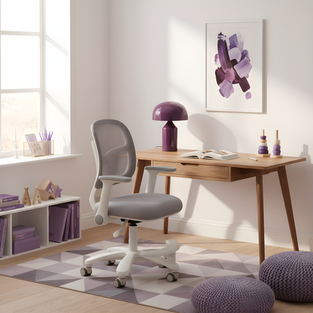 Fotel obrotowy dziecięcy Spacetronik SPC-XD-18C Szare