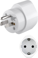 Adapter podróżny gniazdo Europa / Schuko - wtyk USA / Japonia