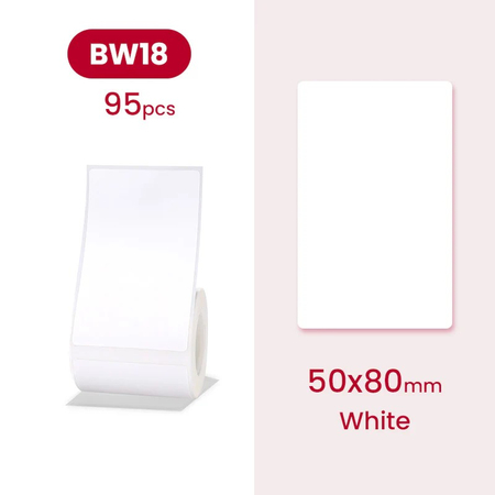 Etiketten Serie B Niimbot 50x80 mm 95 Stück weiß - zdjęcie 2