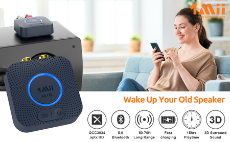 B06HD Bluetooth 5 aptX HD Audio Empfänger 50m