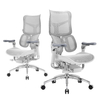 Ergonomiczny fotel biurowy Spacetronik SPRINGLE 66, czarny, rozkładany