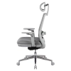 Fotel ergonomiczny biurowy 5D z podnóżkiem Spacetronik Albert Szary OUTLET