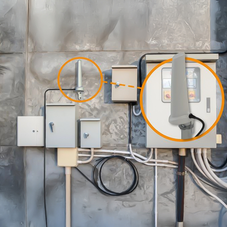 Omnidirektionale Wifi-Antenne Poynting OMNI-706 24 und 5GHz