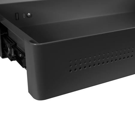 Szuflada biurkowa USB XL Spacetronik SPB172 Czarna Outlet A+