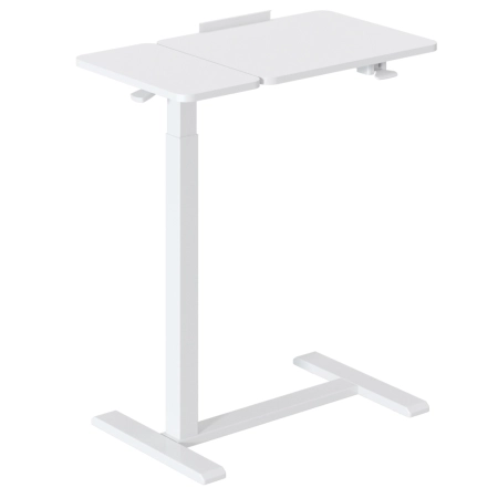 Zestaw wypoczynkowy fotel Spacetronik Flax 04M beżowy + stolik regulowany BUDDY