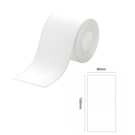 Etykiety seria K Niimbot 80x160 mm 195 szt. biały - zdjęcie 2