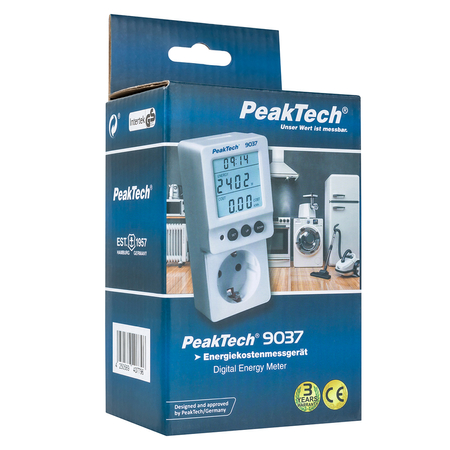 Cyfrowy Licznik Zużycia Energii PeakTech 9037